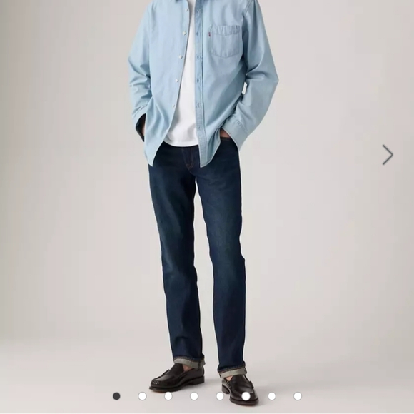 LEVIS 511 SLIM STRAIGHT JEANS MENS SELVEDGE classy Preppy Collegiate - Picture 1 of 16